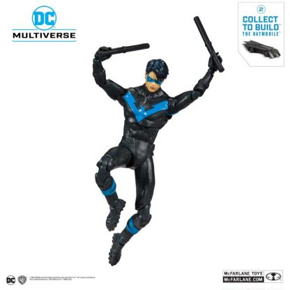McFarlane DC Multiverse Rebirth Nightwing Action Figure ( Batmobile Build A Figure ) -22970
