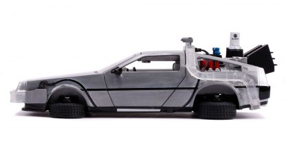 Jada Toys 1:24 Back To The Future Delorean Time Machine ( Folding Wheels & Light / Sound ) -23017