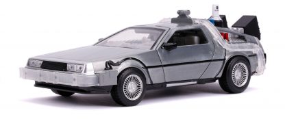 Jada Toys 1:24 Back To The Future Delorean Time Machine ( Folding Wheels & Light / Sound ) -23020