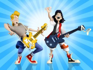 NECA Toony Classics Bill & Ted 2 Pack-0