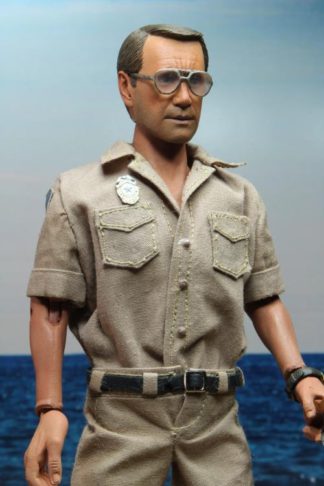 NECA Jaws Chief Brody Retro Clothed Action Figure-0
