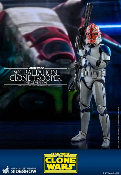 Hot Toys Star Wars The Clone Wars 501st Battalion Clone Trooper 1/6 Scale Figure