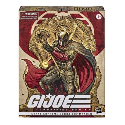 G.I. Joe Classified Snake Supreme Cobra Commander 1 PER CUSTOMER -27377