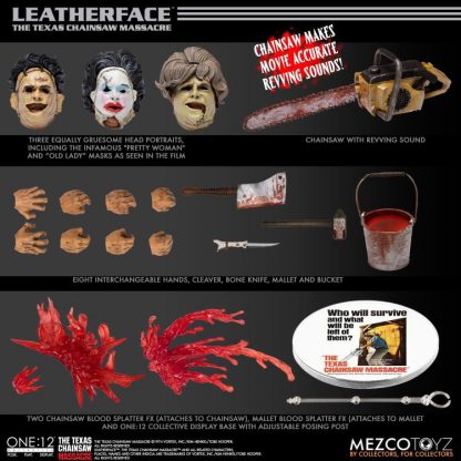 Mezco One:12 Collective Leatherface Deluxe Action Figure