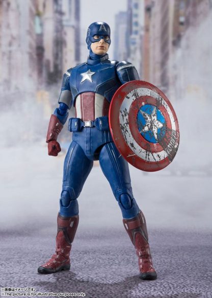 Avengers S.H. Figuarts Action Figure Captain America (Avengers Assemble Edition)