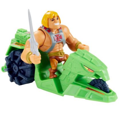 Masters Of The Universe Eternia Mini's He-Man and Ground Ripper Vehicle