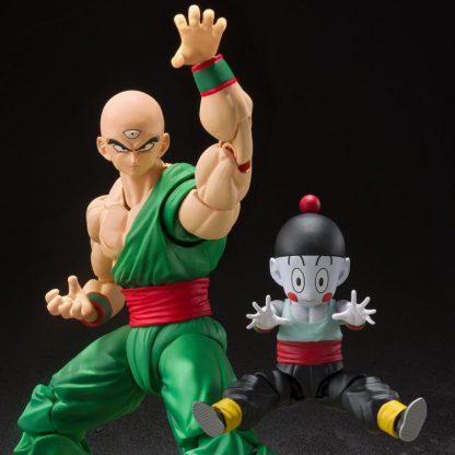 Dragon Ball Z S.H. Figuarts Tien and Chiaotzu Action Figure 2-Pack