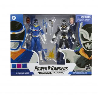 Power Rangers Lightning Collection In Space Blue Ranger Vs Silver Psycho Ranger Action Figure 2 Pack