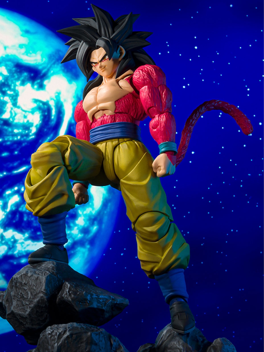 Dragonball Gt S H Figuarts Super Saiyan 4 Son Goku Action Figure Kapow Toys