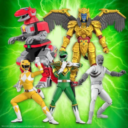 Super7 Mighty Morphin Power Rangers Wave 1 Set of 5 Ultimates Action Figures