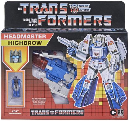 Transformers Retro Headmaster Highbrow and Xort