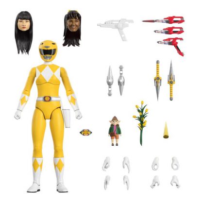 Super7 Mighty Morphin Power Rangers Yellow Ranger Action Figure