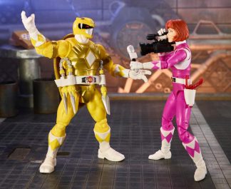 Power Rangers X Teenage Mutant Ninja Turtles LIghtning Collection Morphed Michelangelo and April