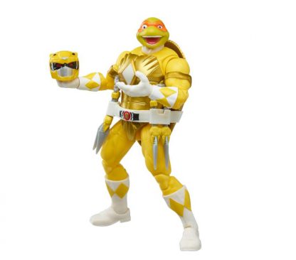 Power Rangers X Teenage Mutant Ninja Turtles LIghtning Collection Morphed Michelangelo and April