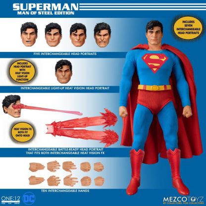 Mezco One:12 Collective - Superman Man of Steel Edition 1/12 Action Figure