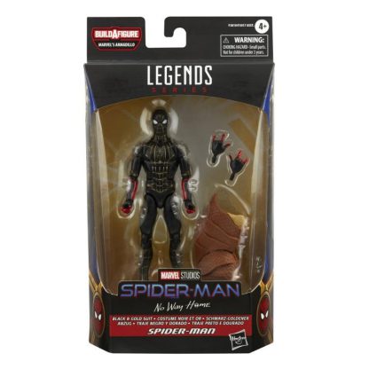 Marvel Legends Spider-Man No Way Home Black and Gold Suit Action Figure