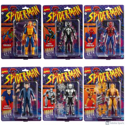 Marvel Legends Spider-Man Retro Collection Set of 6 inc Hobgoblin