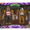 NECA Teenage Mutant Ninja Turtles In Time Pirate Bebop and Rocksteady Action Figure 2 Pack