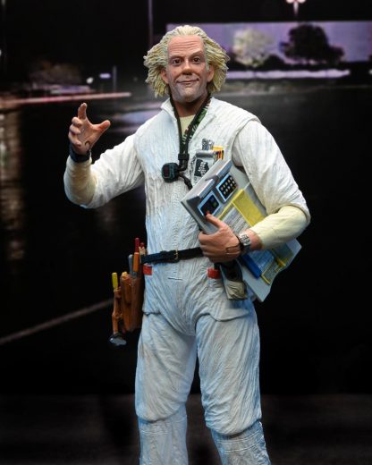 NECA Back to the Future Ultimate Doc Brown (1985) 7 Inch Action Figure ( Hazmat Suit )