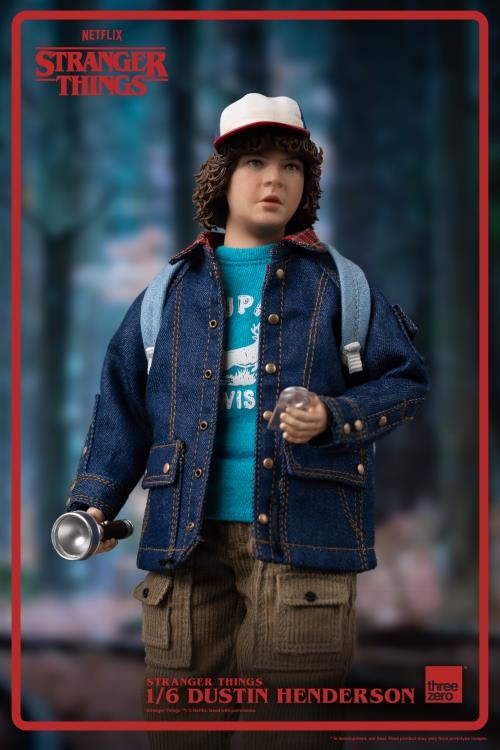 Stranger Things Dustin Henderson 1 6 Scale Collectible Figure by Threezero