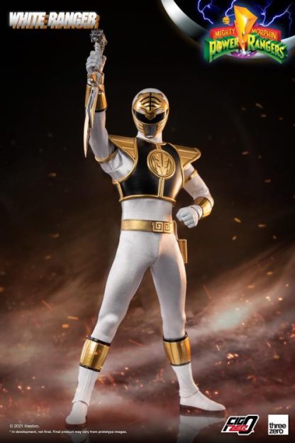 Mighty Morphin Power Rangers FigZero White Ranger 1/6 Scale Figure