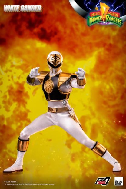 Mighty Morphin Power Rangers FigZero White Ranger 1/6 Scale Figure