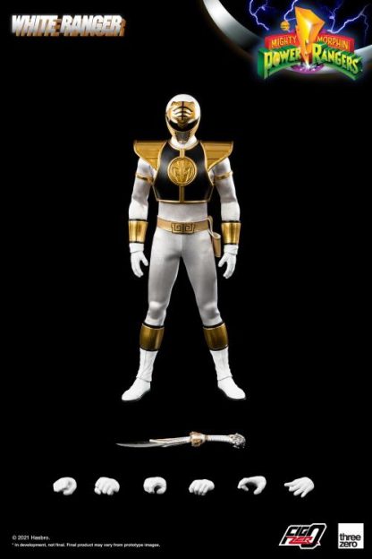 Mighty Morphin Power Rangers FigZero White Ranger 1/6 Scale Figure