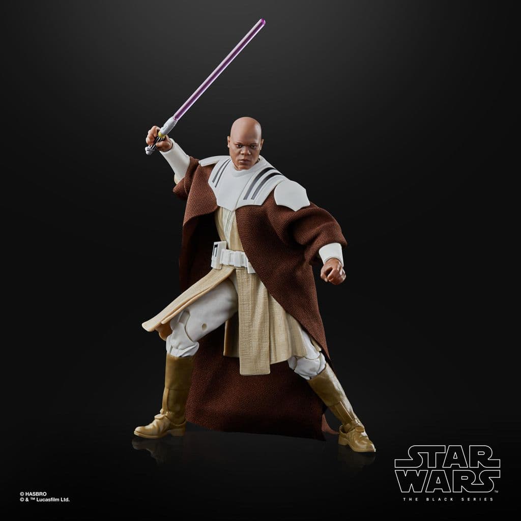 Star Wars Black Series Mace Windu & 187th Legion Clone Trooper 6-Inch Action Figure Set