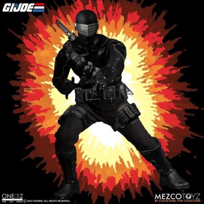 Mezco One:12 Collective Snake Eyes G.I. Joe Action Figure