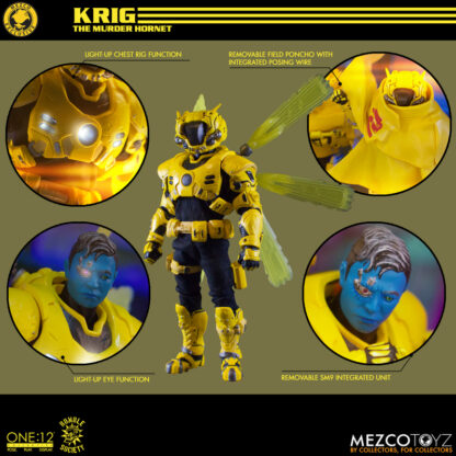 Mezco One:12 Collective Rumble Society Krig - Murder Hornet Edition