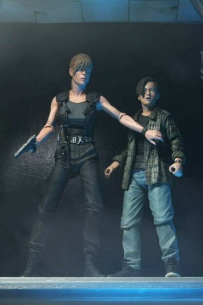 NECA Terminator 2 Sarah Connor and John Connor Action Figure 2 Pack