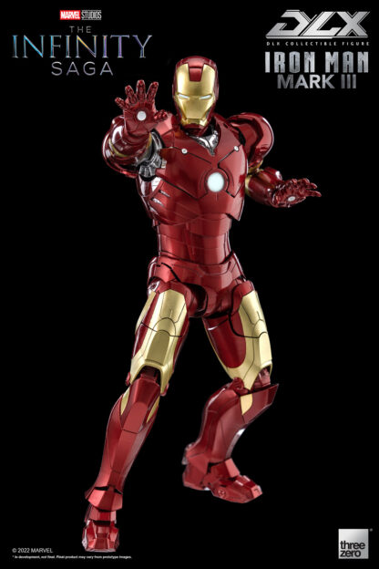 Avengers: Infinity Saga DLX Iron Man Mark 3 1/12 Scale Figure by Threezero