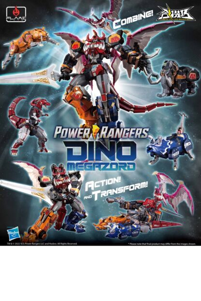 Flame Toys Power Rangers Go! Kari Kuri Dino Megazord
