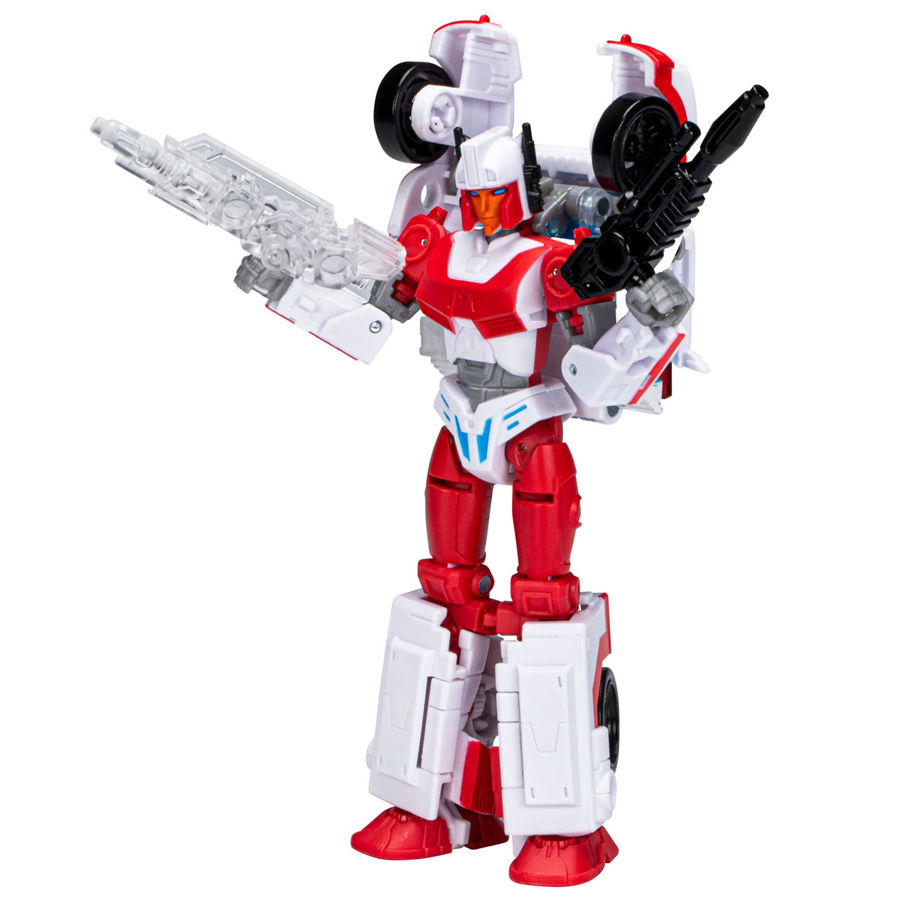 Red and sales white transformer
