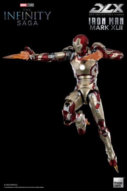 Avengers: Infinity Saga DLX Iron Man 3 Mark 42 1/12 Scale Figure by Threezero