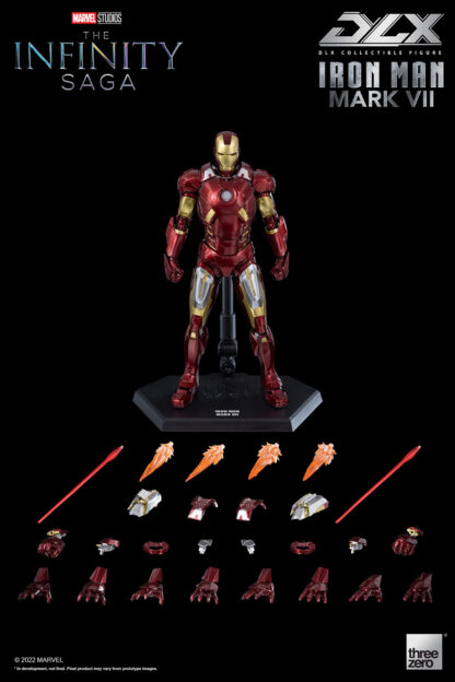 Avengers: Infinity Saga DLX Iron Man Mark VII 1/12 Scale Figure by Threezero