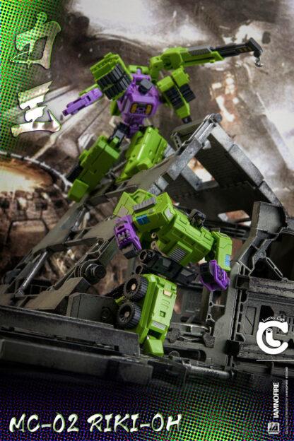 Lucky Cat Micro Cosmos Riki-Oh MC-02 Devastator Set B