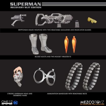 Mezco One:12 Collective DC Comics Superman Recovery Suit Action Figure ( Black Suit )