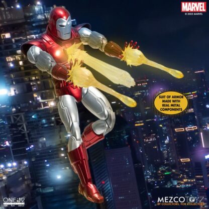 Mezco One:12 Collective Silver Centurion Iron Man