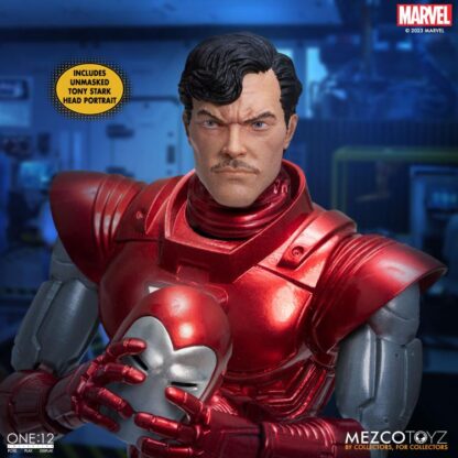 Mezco One:12 Collective Silver Centurion Iron Man