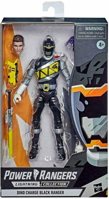 Power Rangers Lightning Collection Dino Charge Black Ranger 6" Action Figure