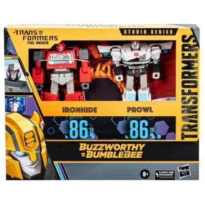 Transformers Buzzworthy Bumblebee 86 Ironhide and Prowl 2 Pack