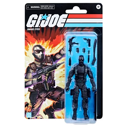 G.I.Joe Classified Retro Series Snake Eyes 6 Inch Action Figure - Damaged Card