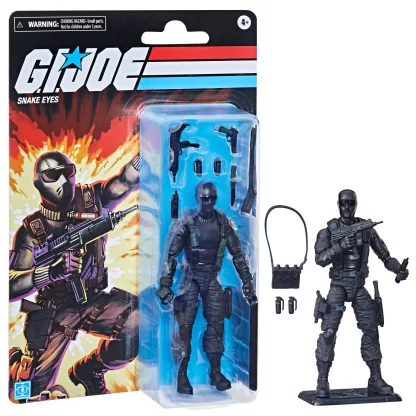 G.I.Joe Classified Retro Series Snake Eyes 6 Inch Action Figure - Damaged Card