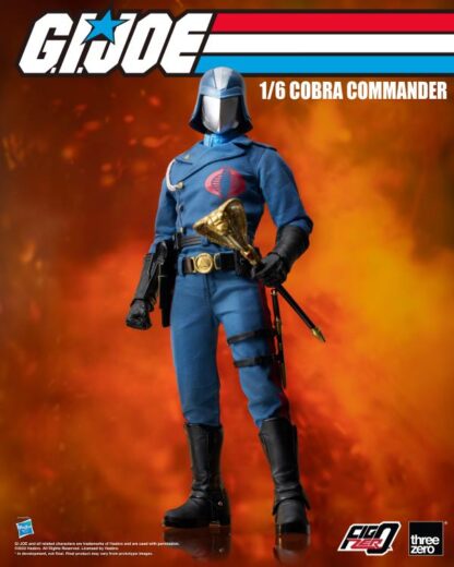 Threezero FigZero G.I.Joe Cobra Commander 1/6 Scale Figure