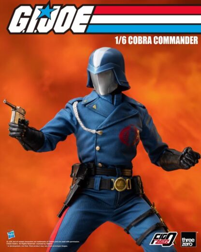 Threezero FigZero G.I.Joe Cobra Commander 1/6 Scale Figure