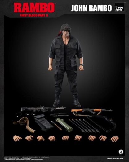 Threezero Rambo First Blood Part II Rambo Figure