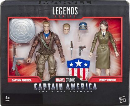 Marvel Legends Captain America and Peggy Carter 2 Pack