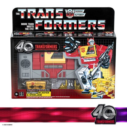 Transformers 40th Anniversary G1 Blaster and Steeljaw