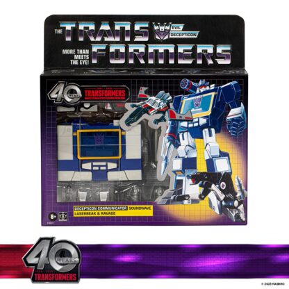 Transformers 40th Anniversary G1 Soundwave and Laserbeak